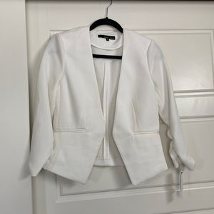 Amanda + Chelsea White Casual Blazer